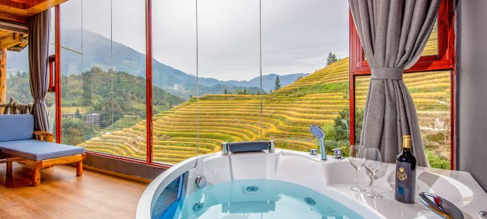 Mountain View guesthouse (Longji terrace view platform store) Hotéis em Condado de Longsheng