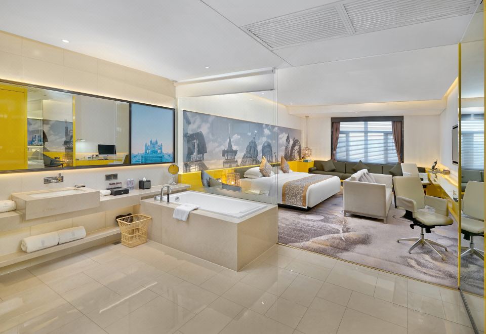 하얼빈 중앙다제 화터 호텔 객실