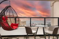 North Sea Silver Beach Yu Nuo seascape vacation apartment - شرفة
