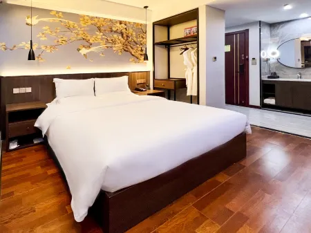 Sweetome Boutique Hotel(Yuncheng Nanfeng Square) Отели рядом со станцией Yuncheng North Railway Station