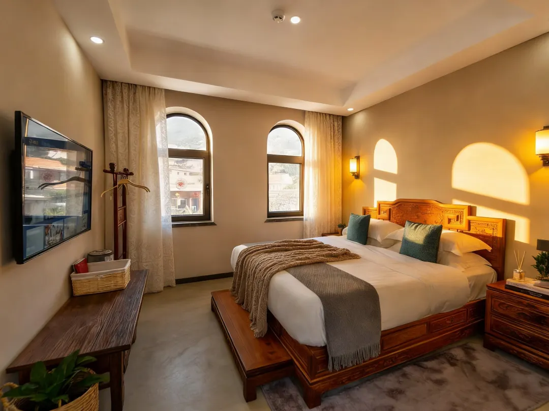 Yaxinxuan. Hot Spring Private Soup Villa Light Luxury Beauty Hotel - Qingdao