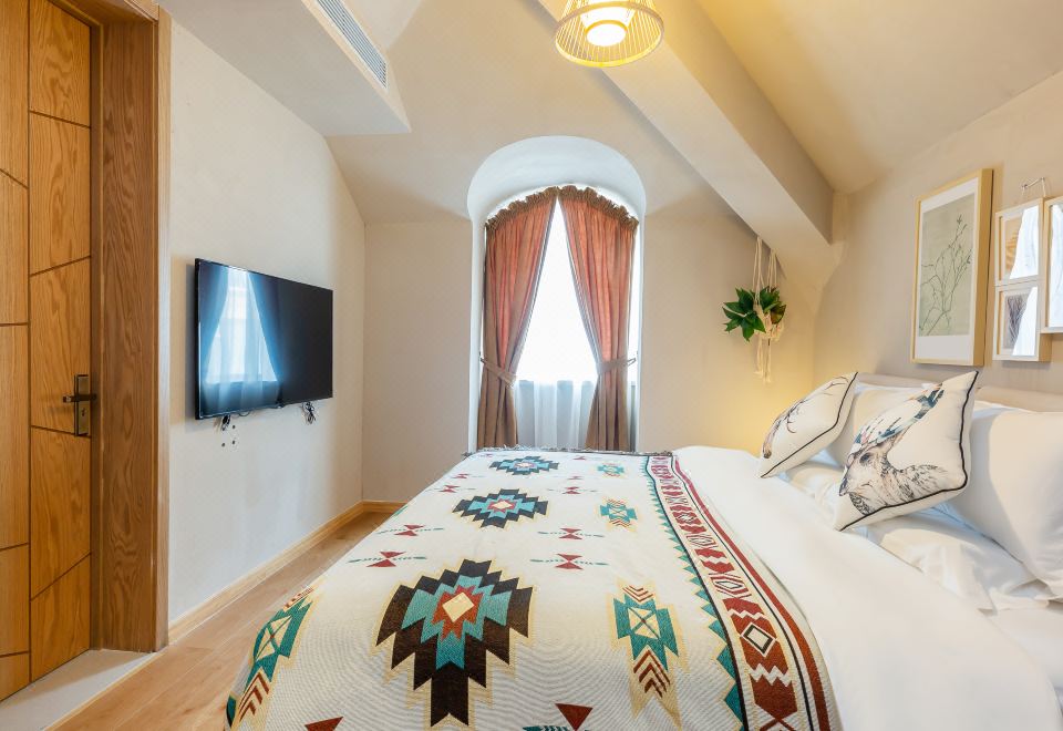 칭다오 징하이 만주 호텔 객실 내부