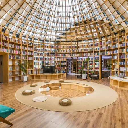Padding Starry Sky Library Homestay