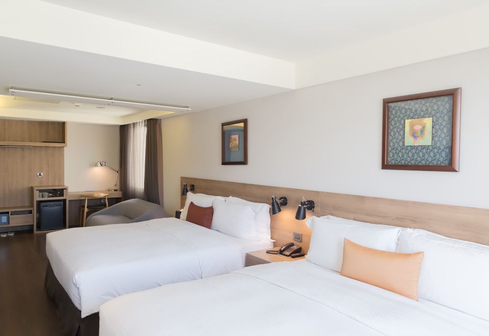 [저스트 슬립 가오슝 중정의 욕실 모습]