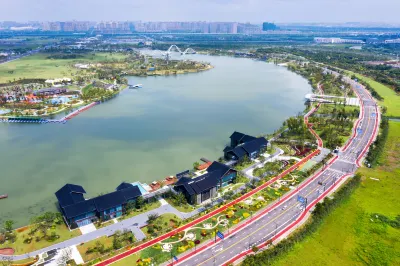 鹽城港府文華飯店 江蘇第二師範學院分院附近的飯店