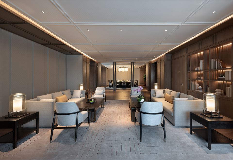 선전 크라운 플라자 난산 IHG 호텔 객실 야경