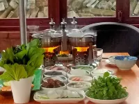 Pingwu Huajian Banshan Homestay - فطور
