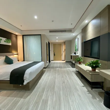 Shankee Tea Style Hotel (Suqian Hubin Xinqu Santai Mountain Park)