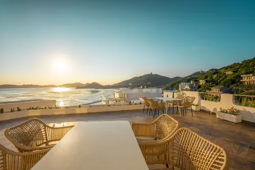 Jidong Yizhan·Seaside Light Luxury Sea View Pool Holiday Beauty Su (Shengsi Island East Cliffs Shop) - สระว่ายน้ำแบบอินฟินิตี้