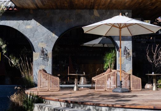 호텔 야외 카페 및 캠핑장