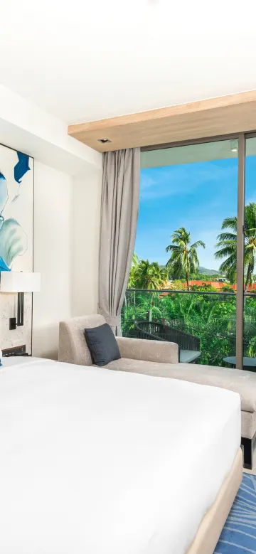 ห้องเตียงคิงไซส์พร้อมระเบียง