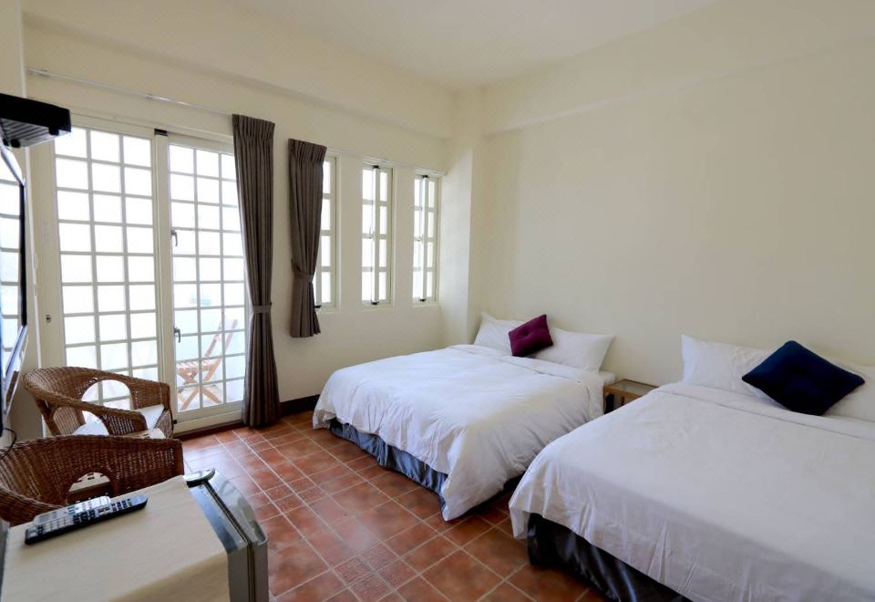 Blu ocean hill의 시원한 오션 뷰 객실 전경