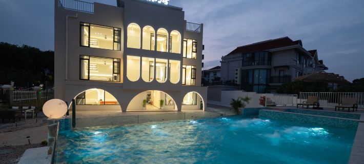 Egret Island · Dolphin Bay DreamGarden Family Pool Seaview Villa Hotels in Xiamen