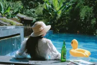 桐廬柒竹青龍塢民宿 - 私人泳池