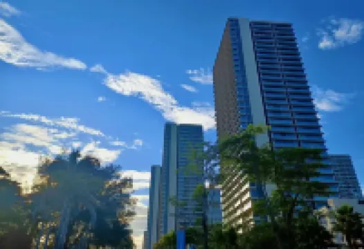 大鵝・日落ビーチオーシャンビュー民宿（恵州恵東万科双月湾三期） 平海古城周辺のホテル