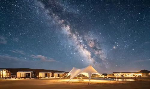 Zhongwei Xingzhou Camp in Tengger Desert
