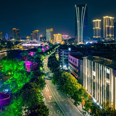 อพาร์ตเมนต์ออร็องฌ์ โรงแรมใกล้สวนฉีเจียง
