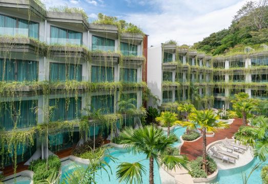 판와부리 리조트의 비치프런트 전경