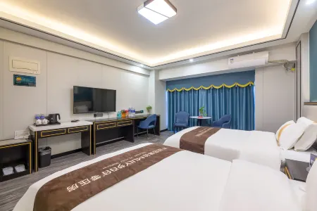 Hetang Yuese Intelligence Hotel (Railway Station Tatan Business & Trade City Shop) Отели рядом с достопримечательностью «Hebei University of Science and Technology»