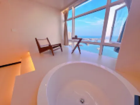 Xiehou Hαlfsea Seaview Beach Smart Homestay