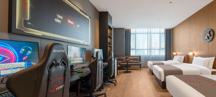 Yunik Esports Hotel Hotan Railway Station Các khách sạn ở Hòa Điền