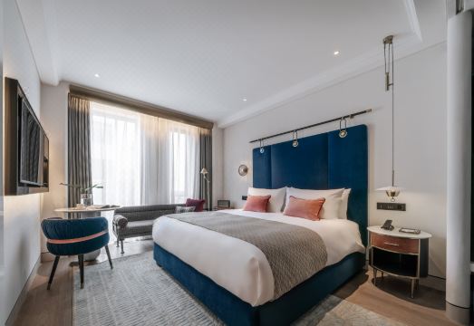 상하이 블랙스톤 M 호텔의 세련된 인테리어