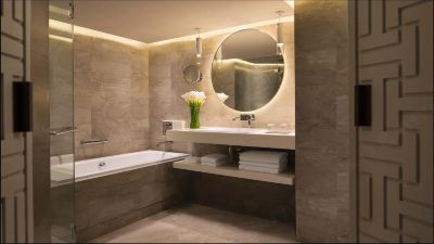 ハイアットグランドプレミアムキングサイズベッドルーム グランドハイアット台北の写真