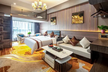 Zhonghui Xingxu Apartment Hotel (Xinzhou Xinjian South Road Ancient City Branch) Отели рядом с достопримечательностью «Yunzhonghe Hot Spring Tourist Resort»