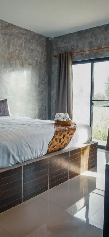 ห้องดีลักซ์ เตียงใหญ่ 1 เตียง