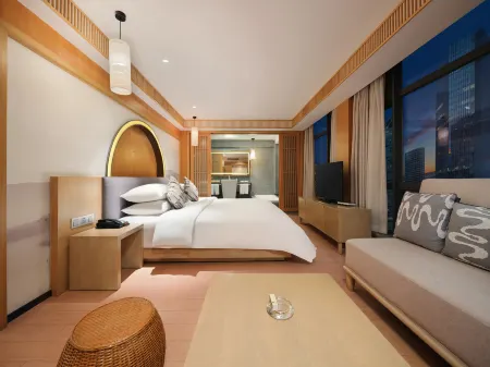 Bvstin Boutique Hotel ( tianfuxinqu Sihe subway station ) Отели рядом с достопримечательностью «Singapore-Sichuan Hi-Tech Innovation Park»