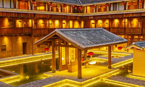 Yongding Earth Building Duilu · Shengheng Building World Heritage Home Stay