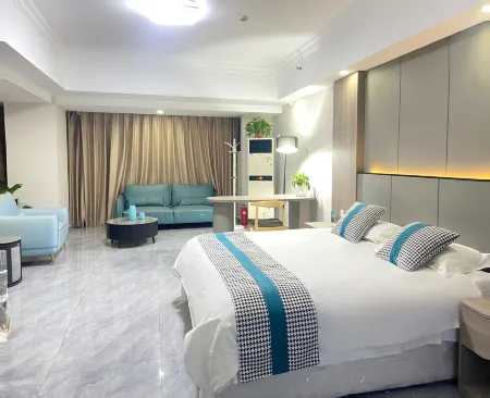 Wanda Lansheng Apartment Hotel Отели рядом с достопримечательностью «Anhui University of Science and Technology (Longhu Campus)»