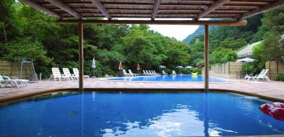 屋外プール 箱根湯本温泉 吉池旅館の写真