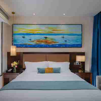 越家·地中海酒店（新餘火車站抱石公園店） Rooms