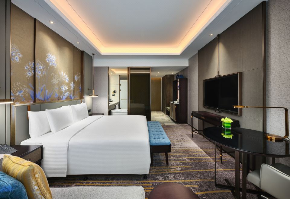 창춘의 고급 호텔 로비 이미지