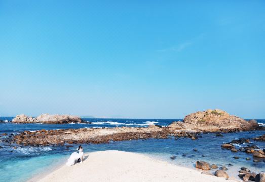 싼야 해변 풍경