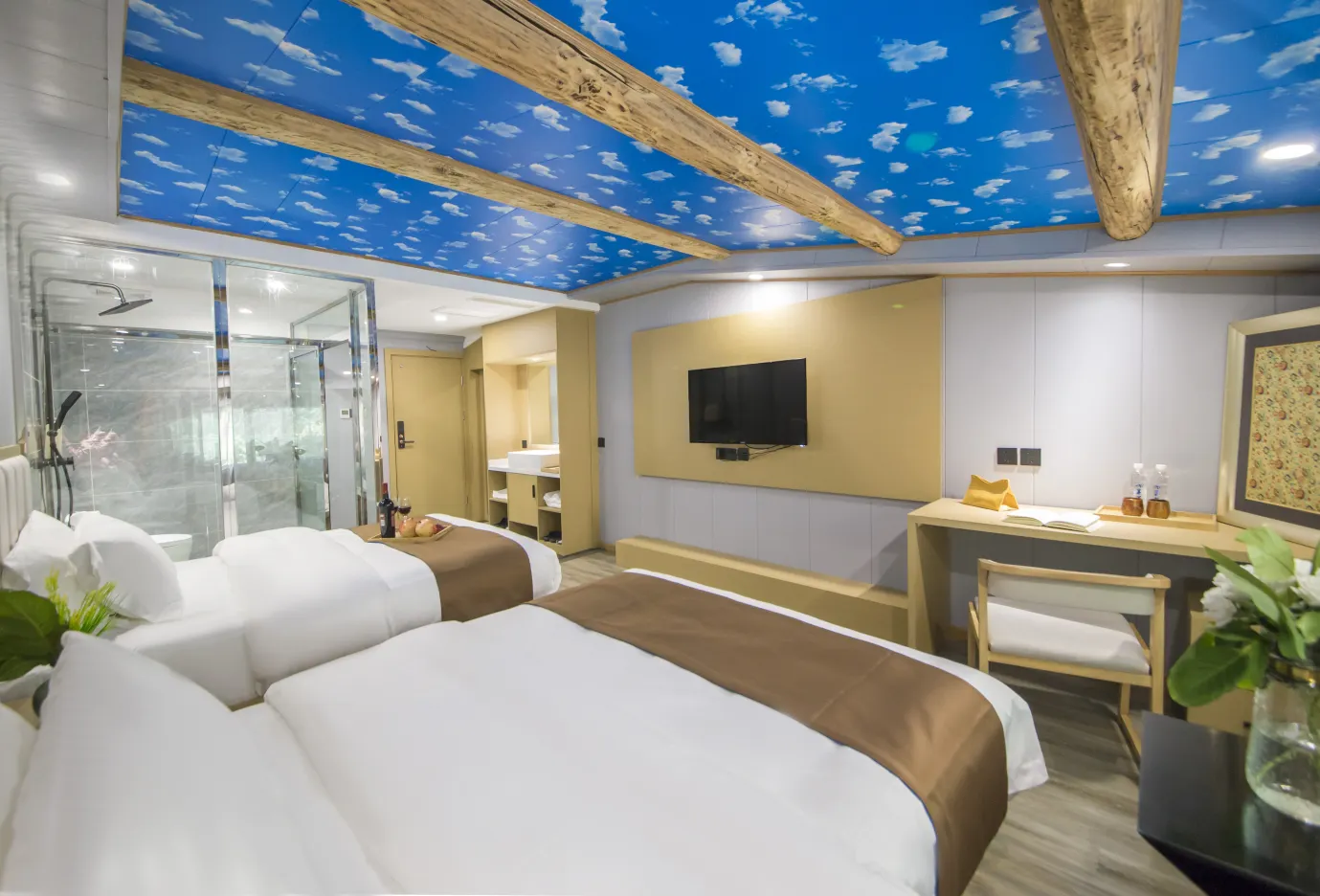 Fusheng Half-Day Xianqingju (Jiuzhaigou Eternal Love Store) Zimmer Photos