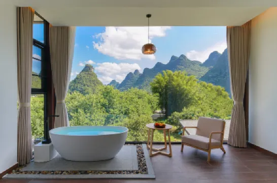 雅園私湯度假酒店（陽朔遇龍河舊縣碼頭店） 鄰近舊縣村的酒店