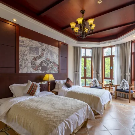 Heyuan guest world fun villa Annan Peninsula hot spring villa