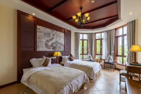 Heyuan guest world fun villa Annan Peninsula hot spring villa Отели рядом с достопримечательностью «Spring Woods»