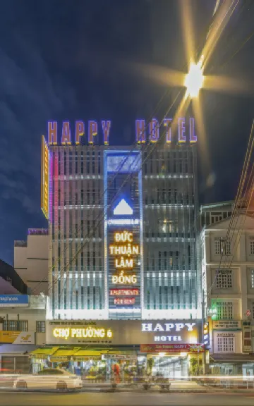快樂大叻公寓酒店 鄰近大勒大教堂的酒店