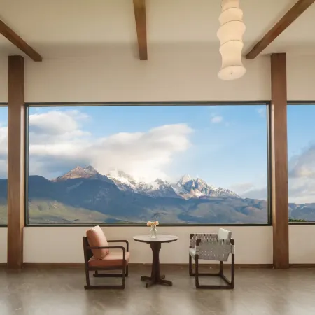 Two Mountains Series Garden of Mountains Wilderness · Snow Mountain Aesthetics HYLLA Vill
