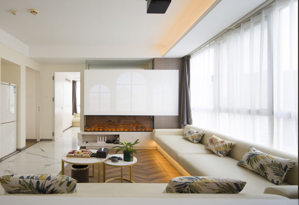 Youjia Yaju Apartment의 주방 시설