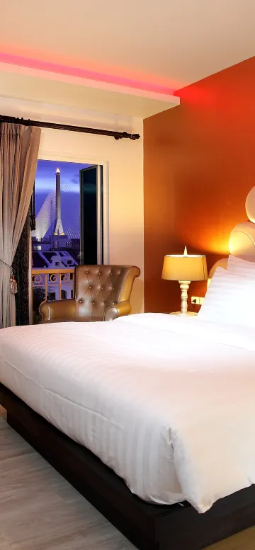 ห้องดีลักซ์ เตียงคิงไซส์ ปลอดบุหรี่