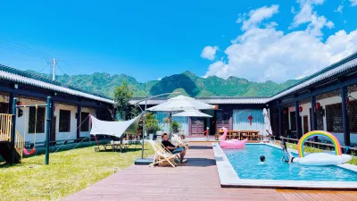 北京老磨坊四合院 山裡寶山莊附近的飯店
