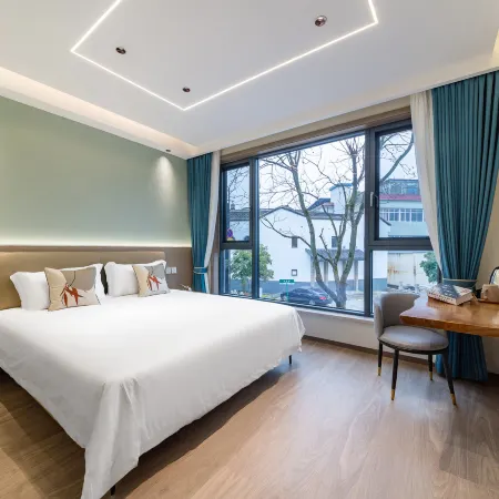 Jingpan Xiaozhu aesthetic designer Parent-child viewing holiday beauty hotel Отели рядом с достопримечательностью «Sanzhai Liuyuan»