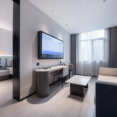 Jining Wanda Plaza Taibailou Road Light Residence Hotel