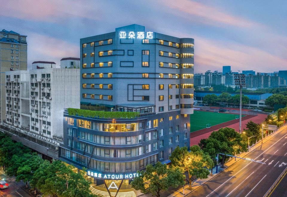 상하이 선좡 CBD 아투어 호텔의 외관