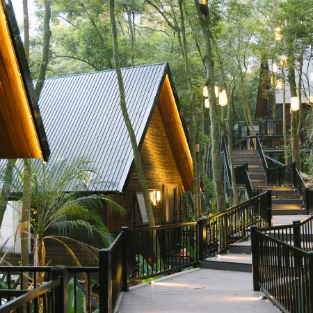 惠州龍門南崑山暖舍山棲溫泉溯溪民宿