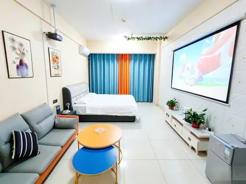 Light Luxury One Homestay (Shandong University of Technology) - ห้องครัว